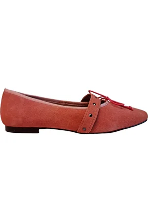 Belang Damen flache Schuhe in orange
