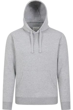 Mountain Warehouse Heren Dorset Effen Hoodie (Lichtgrijs)