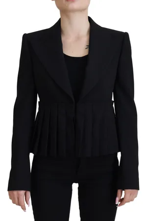 Dolce & Gabbana Single Breasted Fit Blazer Wollen Jasje