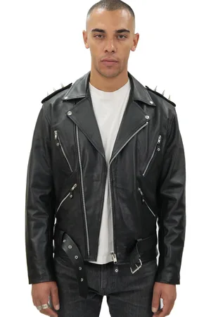Infinity Leren bikerjack met 