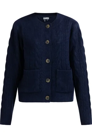 Dreimaster Vest met knopen Dames marine