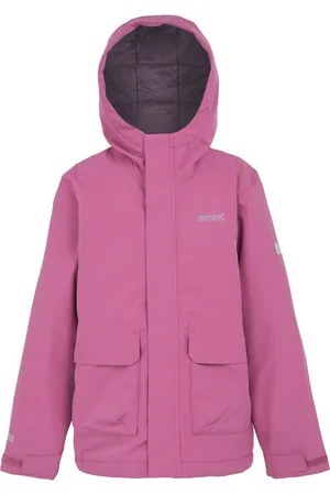 Regatta Ezdale Waterdichte Jas voor Kinderen/Kinderen (Violet)