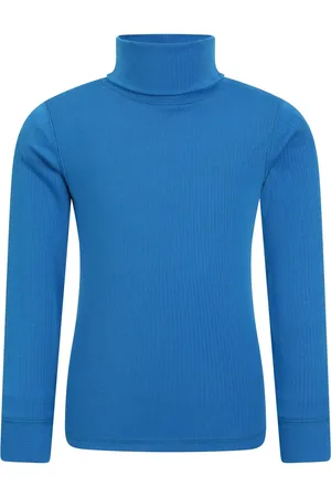 Mountain Warehouse Kinder-/kids Talus Roll Neck Top met lange mouwen (Kobalt)