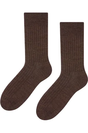 Steven Heren Alpaca Wol Sokken - 1 Paar Warme Gebreide Boot Sokken voor Winter