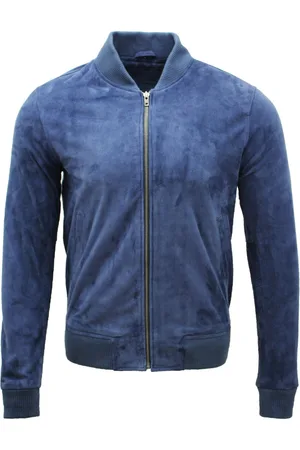 Infinity Varsity zacht suède leren bomberjack