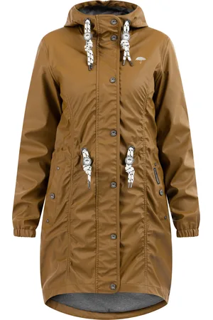 Schmuddelwedda Mackintosh bridgeport Dames Donkerzand-271
