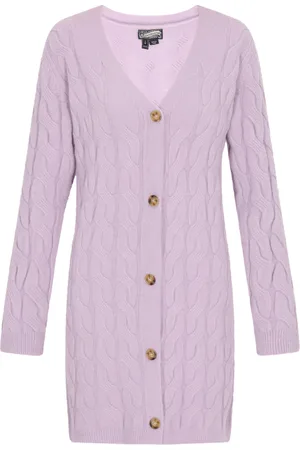 Dreimaster Vest Dames lavendel melange