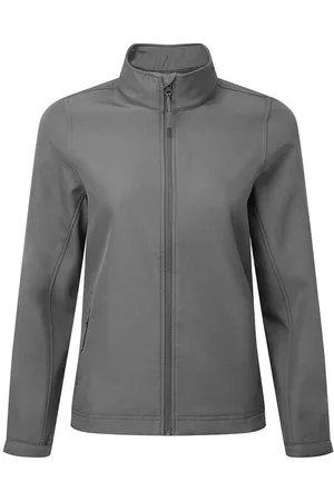 Premier Dames/Dames Windchecker Soft Shell Jacket (Donkergrijs)