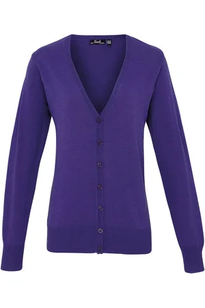 Premier Dames/Dames Katoen Acryl V Hals Vest