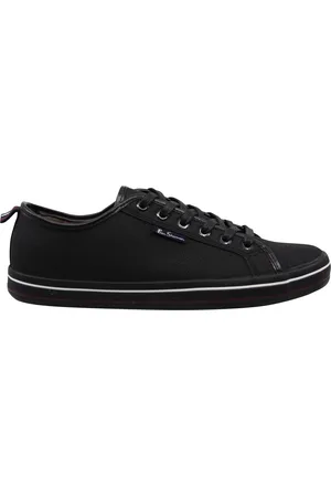 Ben Sherman Lowell Heren Zwarte Plimsolls