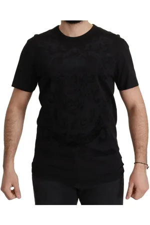 Dolce & Gabbana Prachtig Barok T-shirt Met Ronde Hals