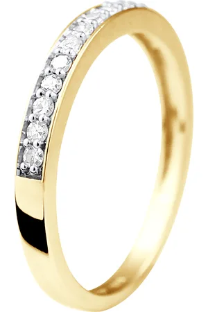 Diadema Alliance Diamonds 0,25 Cts Yellow Gold Jewelry
