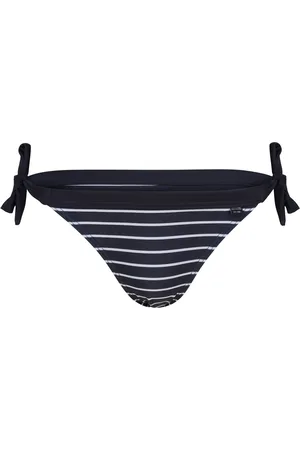 Regatta Dames/Dames Flavia String Gestreept Bikinibroekje (Marine / Wit)