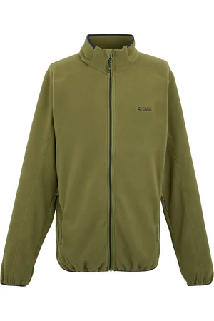 Regatta Heren Hadfield Full Zip Fleece Jas (Nefrietgroen)