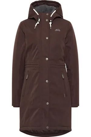 Icebound Winter parka Klima Iglo Dames donkerbruin