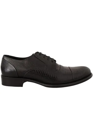 Dolce & Gabbana Hagedis Lederen Derbyschoenen Met Veters