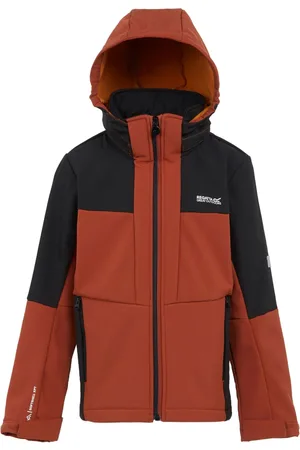 Regatta Kinder/Kids Haydenbury II Soft Shell Jas (Roodoker/Zwart)