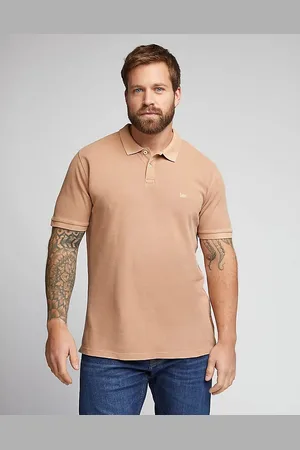 Lee NAT DYE POLO RUST ORANGE