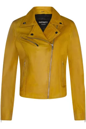 Infinity Dames klassiek leren Brando bikerjack-Loughton