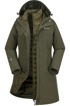 Mountain Warehouse Dames/Dames Alaska Lange 3 in 1 Jas ( Groen)