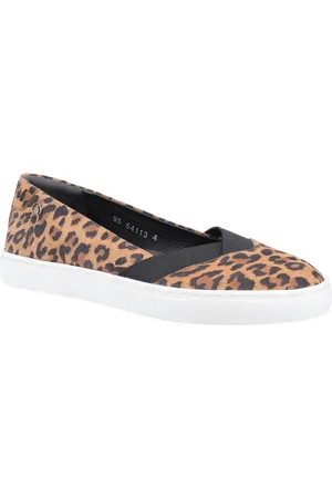 Hush Puppies Dames/dames Tiffany Luipaardprint Suède Schoenen