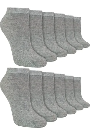 Sock Snob 12 Paar Multipack Kinder Bamboe Trainer Sokken | Jongens Liner Sokken Ankle Wit