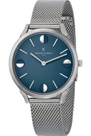 Pierre Cardin Pigalle Half Moon Unisex Horloge Zilverkleurig CPI.2013