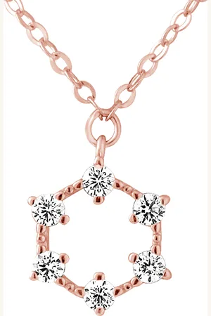 LOVA Ketting 5 zirkonium zirkonium 925 vergulde