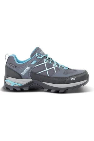 Regatta Dames/Dames Samaris III Laag Loopschoenen (Staalgrijs/turquoise)