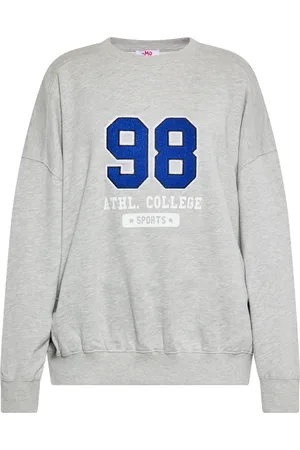 myMo Sweatshirt Dames licht grijs melange