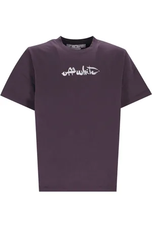 OFF-WHITE Oversized fit T-shirt met gebroken witte pijl en pijllogo