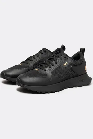 HUGO BOSS Orange Jonah gemengde schoen met mesh details en merkopdrukken