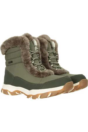 Mountain Warehouse Dames/Dames Ohio Thermische Snowboots met Korte Schacht (Licht Khaki)