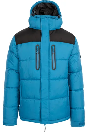 Trespass Heren Parkstone gewatteerd jack (Bondi Blauw)