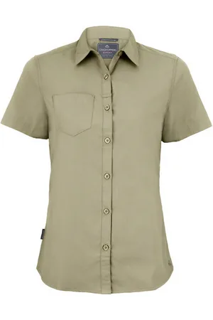 Craghoppers Dames/dames Expert Kiwi Shirt met korte mouwen (Kiezelsteentjes)