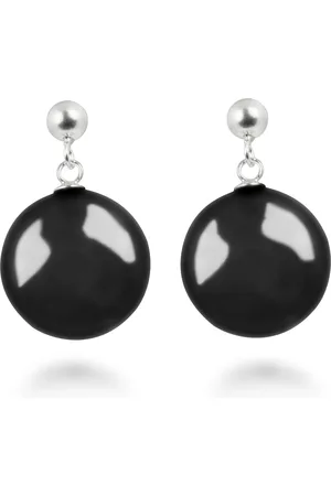 Luxenter Oorbellen, 925 sterling zilver en blauwe aventurijn, gerhodineerd coleki
