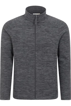 Mountain Warehouse Heren Snowdon II Full Zip Fleecejack (Donkergrijs)
