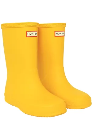 Hunter Original First Kinder Gele Wellington Laarzen