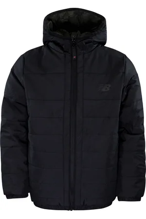 New Balance Groen ZipUp Hooded Junior Switch Omkeerbaar Jasje JJ933012 BK