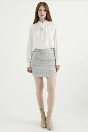 HERITA Tweed minirok