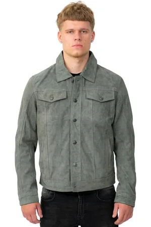 Infinity Heren geit suède jeansjack-Adelaide
