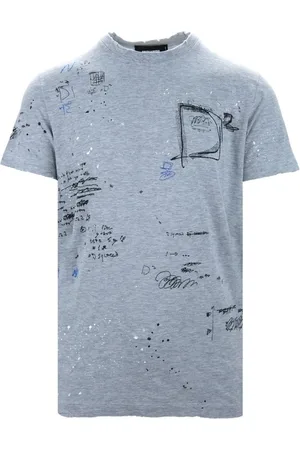 Dsquared2 Sigaret Fit Scribble Logo T-shirt