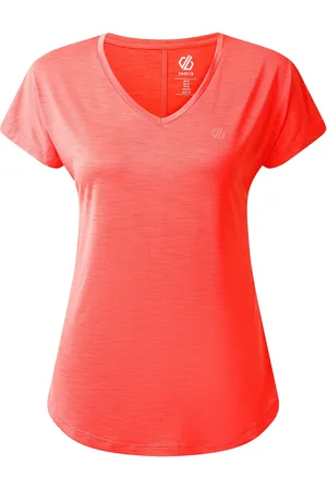 Dare 2B Dames/Dames Vigilant Actief T-Shirt (Perzikbloesem)