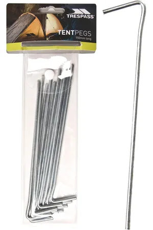Trespass Axion stalen tentharing (Pakket van 10)