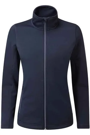 Premier Dames/Dames Duurzame Jas met Ritssluiting (Franse marine)