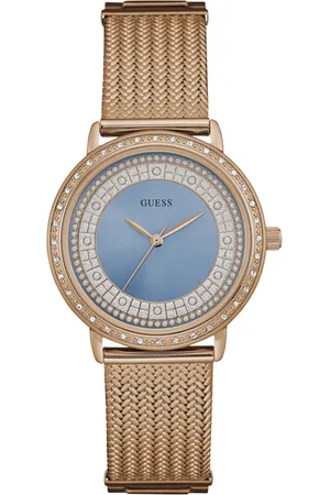 Guess Dameshorloge Kwarts Roze Goud