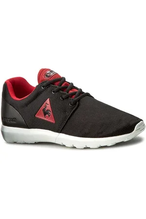 Le Coq Sportif Dynacomf Summer Mesh Kids Zwarte Sportschoenen