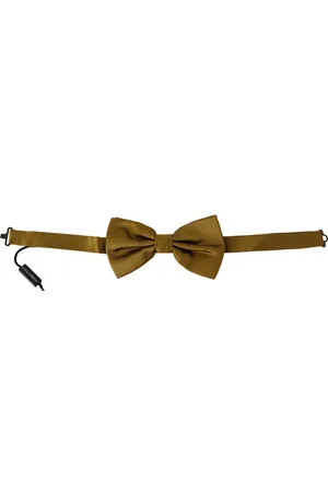 Dolce & Gabbana Zijden vlinder Papillon vlinderdas - mosterd