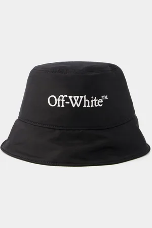 OFF-WHITE Bob Logo - Off White - Katoen - /Wit