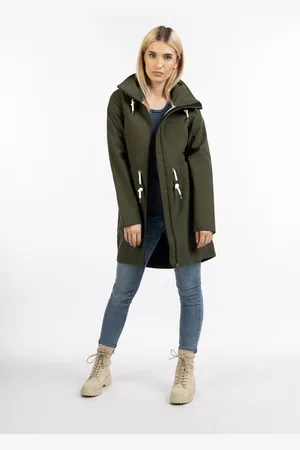 Icebound Softshell jas Dames donkere olijf